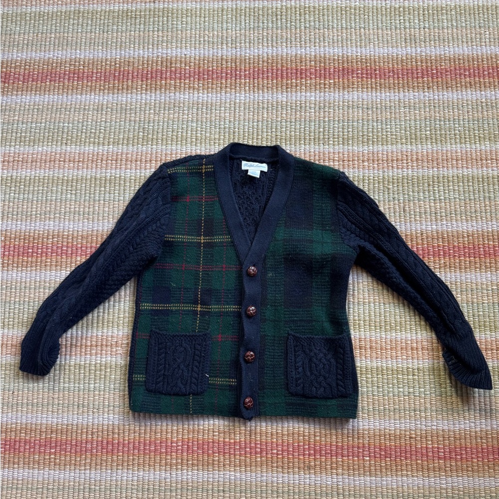 Polo by Ralph Lauren Kids Black Cable Knit Blazer